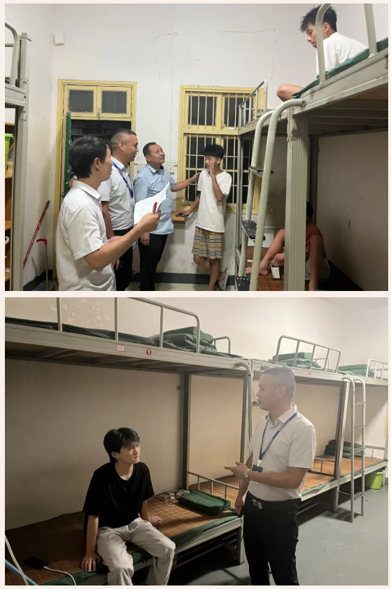 育人在心，关怀入寝——校领导走访宿舍慰问2024级新生